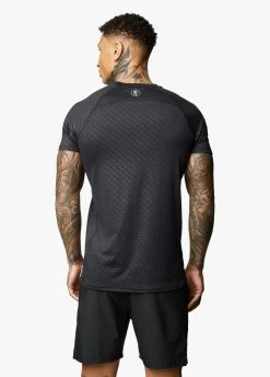 Gym King Debossed Energy Tee – Black -Fit Wear Shop DEBOSSEDENERGYTEE SHORT BLACKAOPSST A29RTSHR A29RU4