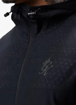 Gym King Debossed 2.0 FZ Hood - Black -Fit Wear Shop DEBOSSEDHOOD JOGGER BLACKTST A2BUMTSB A2BUN 279