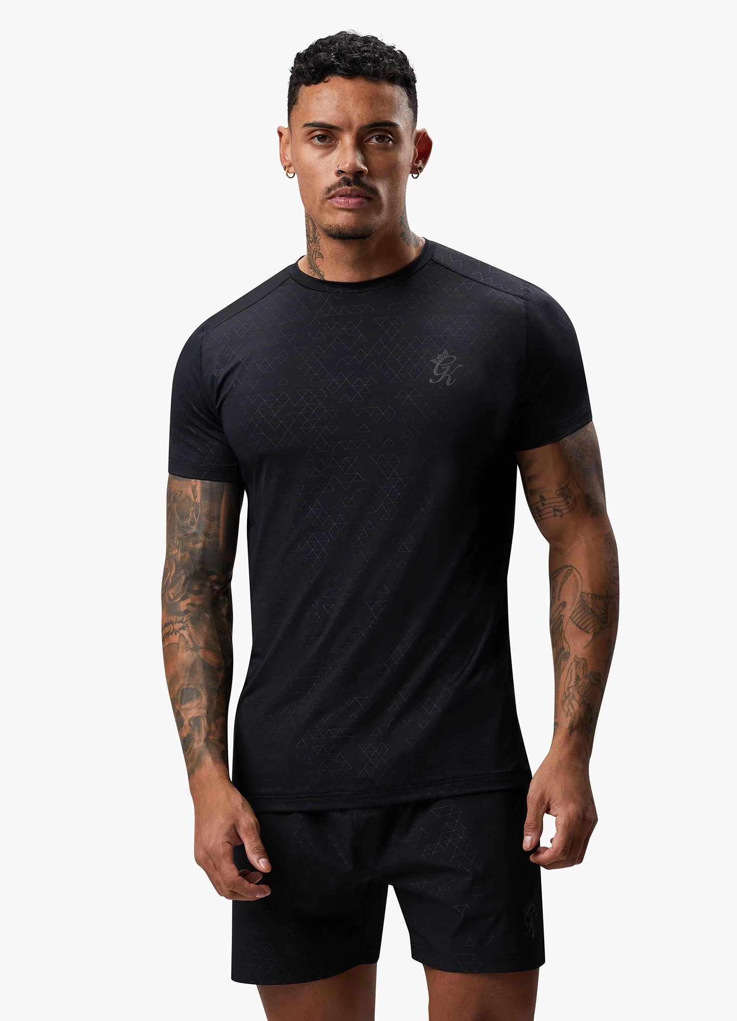Gym King Debossed 2.0 Tee - Black 7 Gym King Debossed 2.0 Tee - Black - Image 5