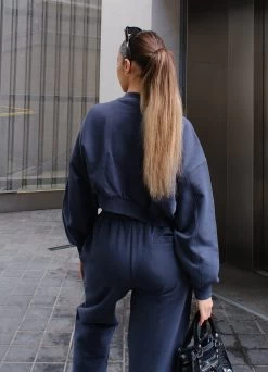 Gym King Refresh V Neck Crew - Deep Slate Blue -Fit Wear Shop DSCF4521