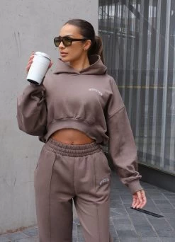 Gym King Refresh Crop Hood - Deep Mink -Fit Wear Shop DSCF4961