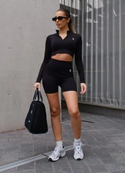 Gym King Formation Rib 1/4 Zip - Black -Fit Wear Shop DSCF5288