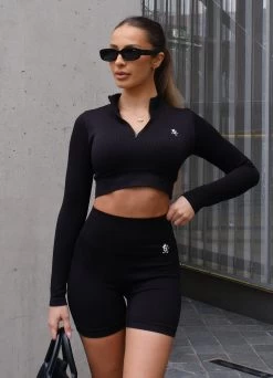 Gym King Formation Rib 3" Short - Black -Fit Wear Shop DSCF5315