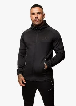 Gym King Eclipse Poly FZ Hood - Black -Fit Wear Shop ECLIPSEPOLYFZHOOD JOGGER BLACKTST A2BCUTSB A2BCW 219