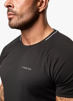 Gym King Eclipse Poly Tee - Black -Fit Wear Shop ECLIPSEPOLYT SHIRT JOGGER BLACKSST A2BCSTSB A2BCW 208