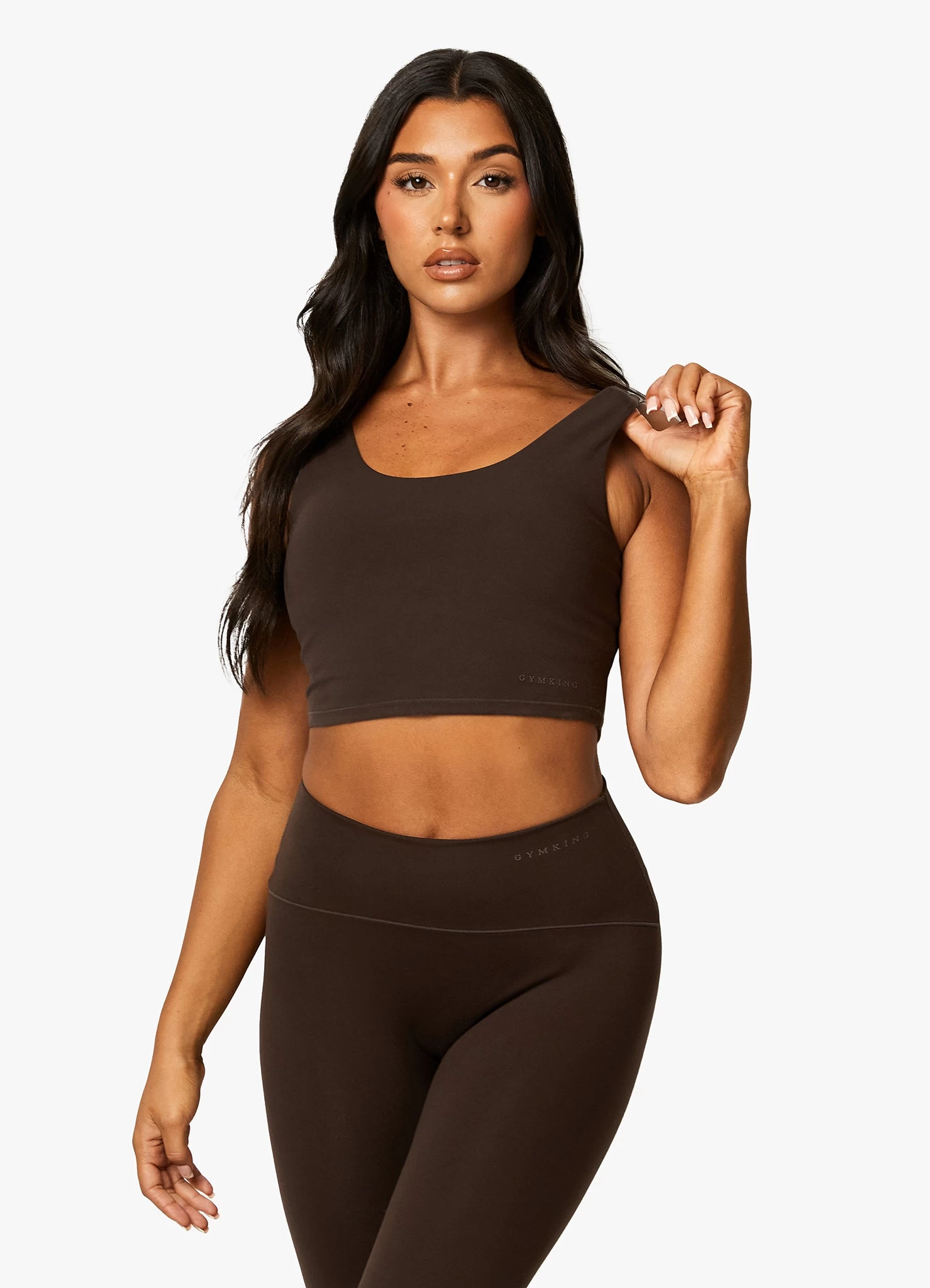 Gym King Peach Luxe Tank - Cocoa Luxe 17 Gym King Peach Luxe Tank - Cocoa Luxe - Image 15