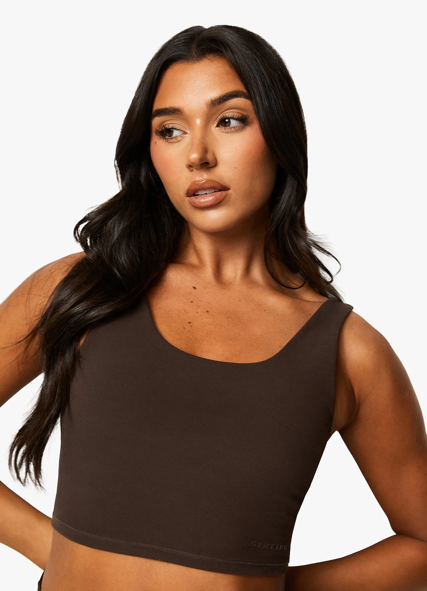 Gym King Peach Luxe Tank - Cocoa Luxe 16 Gym King Peach Luxe Tank - Cocoa Luxe - Image 14
