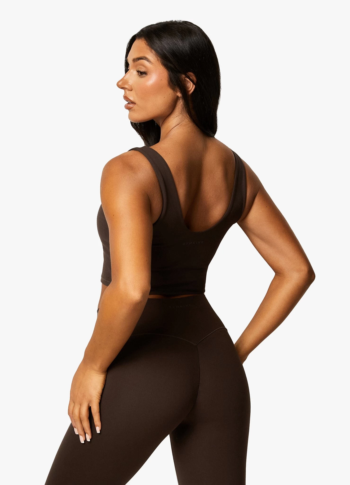 Gym King Peach Luxe Tank - Cocoa Luxe 14 Gym King Peach Luxe Tank - Cocoa Luxe - Image 12