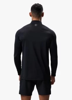 Gym King Energy 1/4 Zip Funnel - Black 15 Gym King Energy 1/4 Zip Funnel - Black -Fit Wear Shop ENERGY14ZIPFUNNEL BLACKQZP A29PM 361