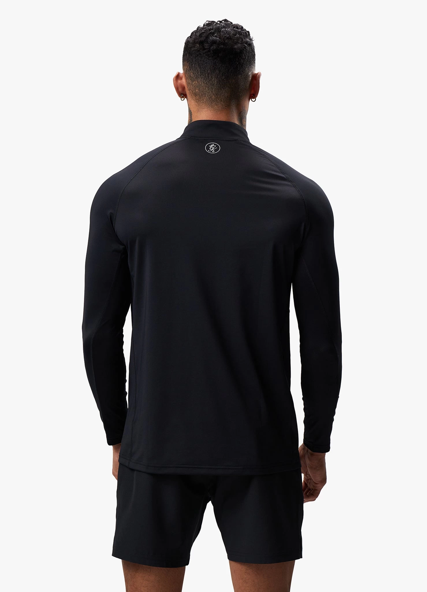 Gym King Energy 1/4 Zip Funnel - Black 6 Gym King Energy 1/4 Zip Funnel - Black - Image 4