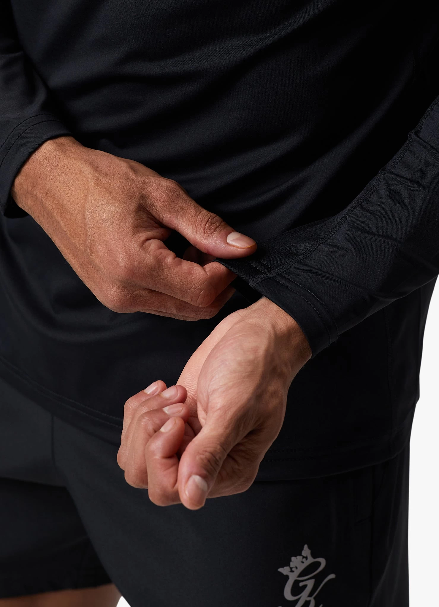 Gym King Energy 1/4 Zip Funnel - Black 11 Gym King Energy 1/4 Zip Funnel - Black - Image 9