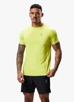 Gym King Energy Tee - Lime -Fit Wear Shop ENERGYTEE LIMESST A2C29 136
