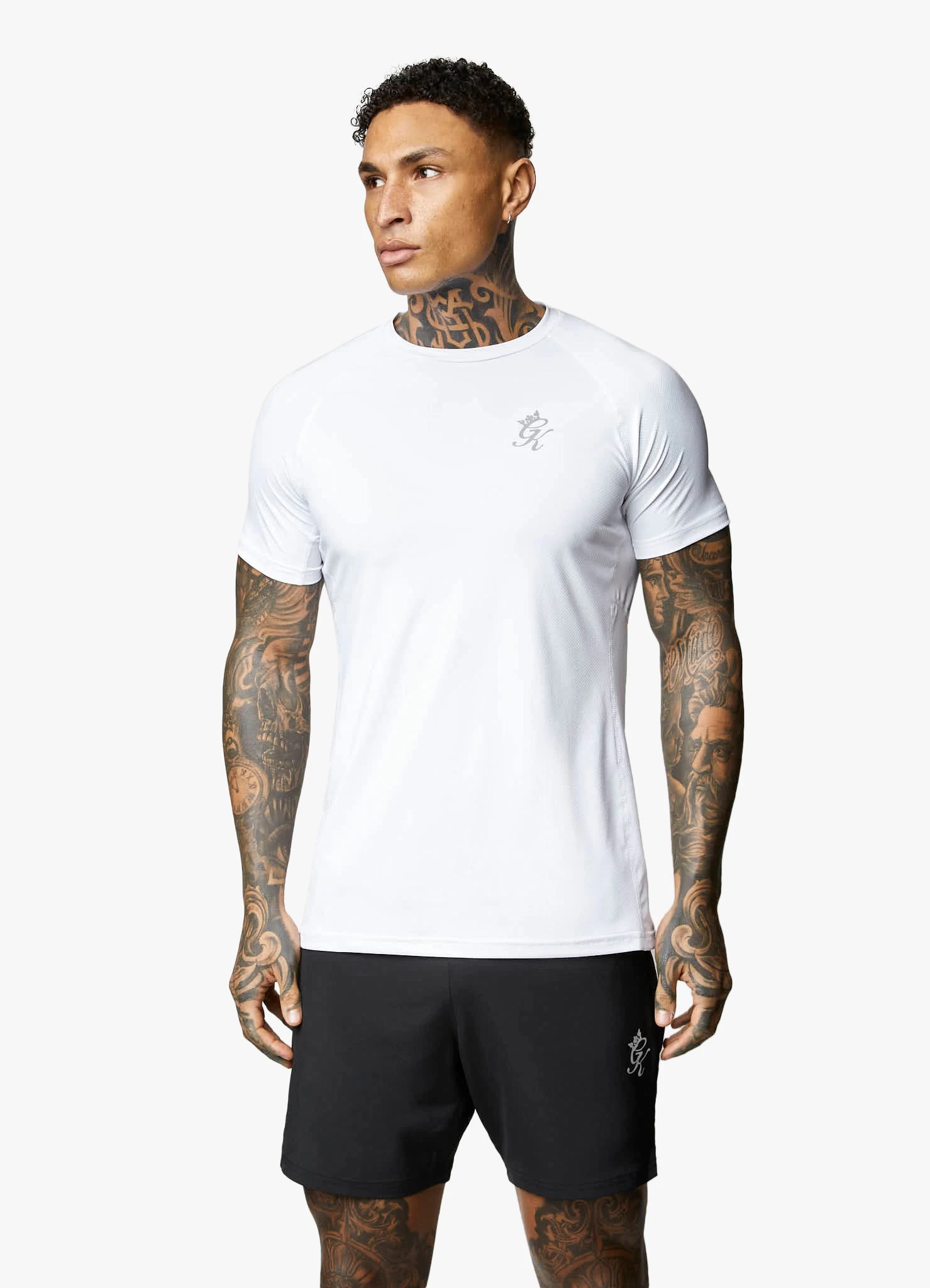 Gym King Energy Tee - White 8 Gym King Energy Tee - White - Image 6