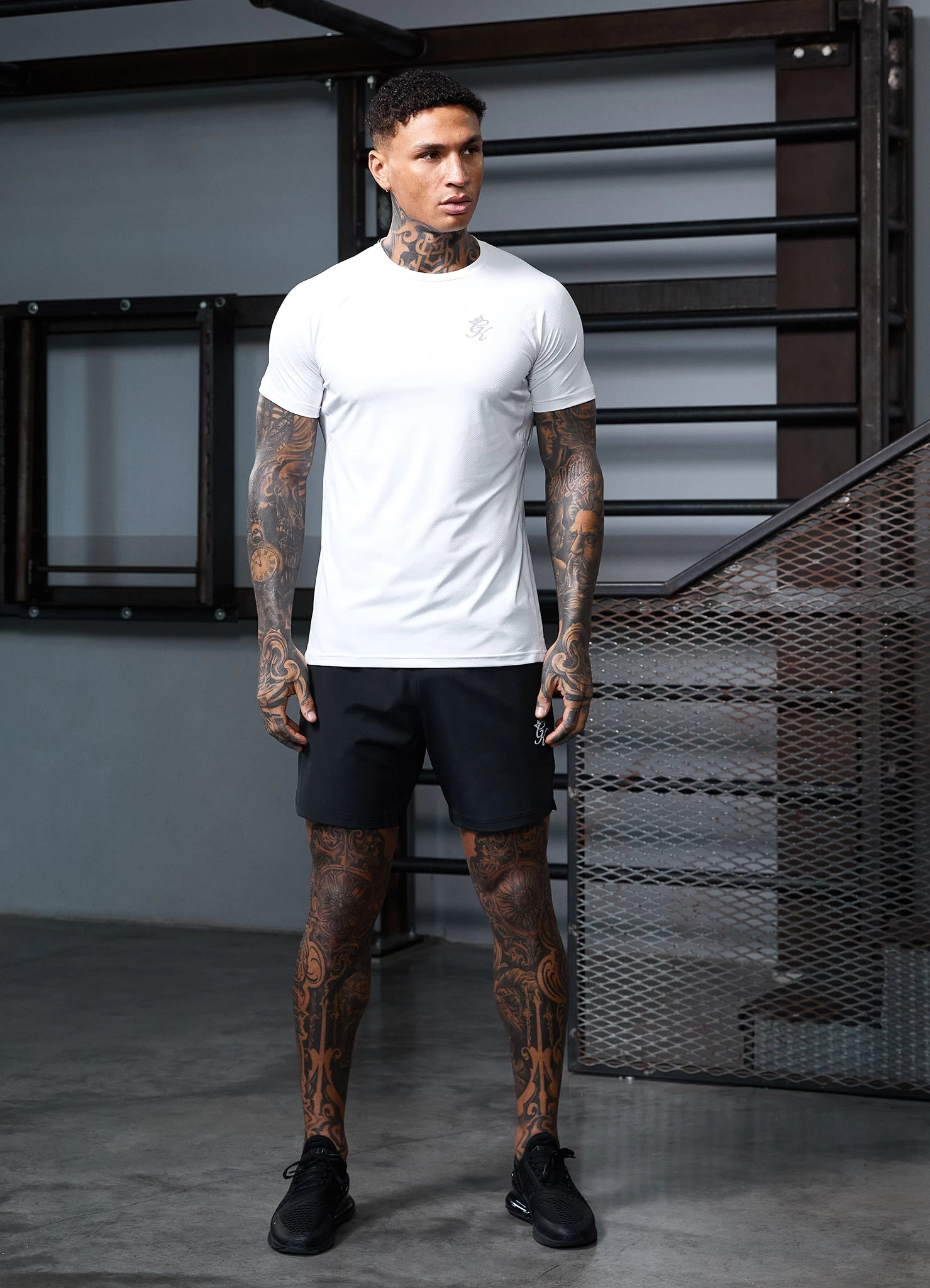 Gym King Energy Tee - White 9 Gym King Energy Tee - White - Image 7