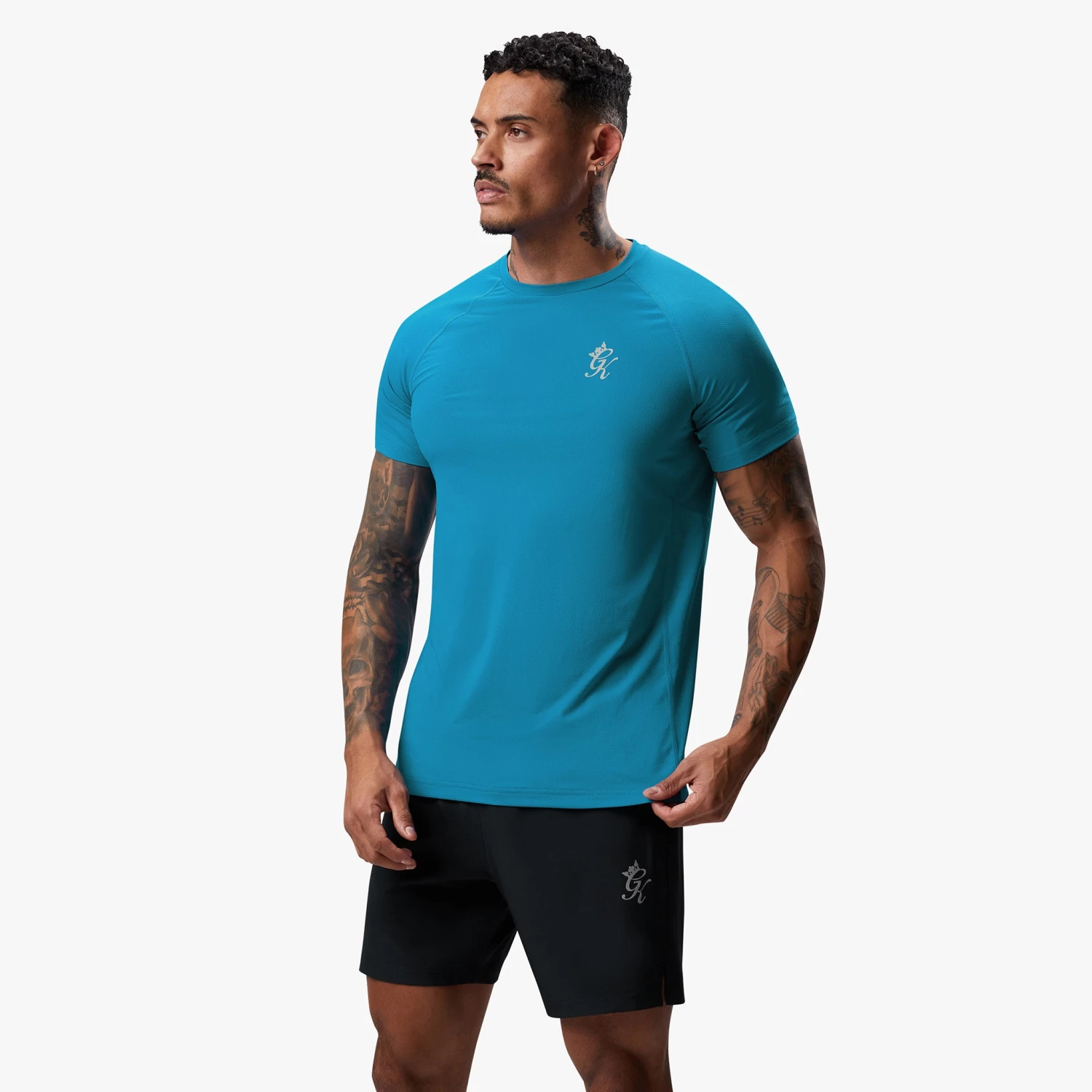 Gym King Energy Tee - Ocean Blue 4 Gym King Energy Tee - Ocean Blue - Image 2