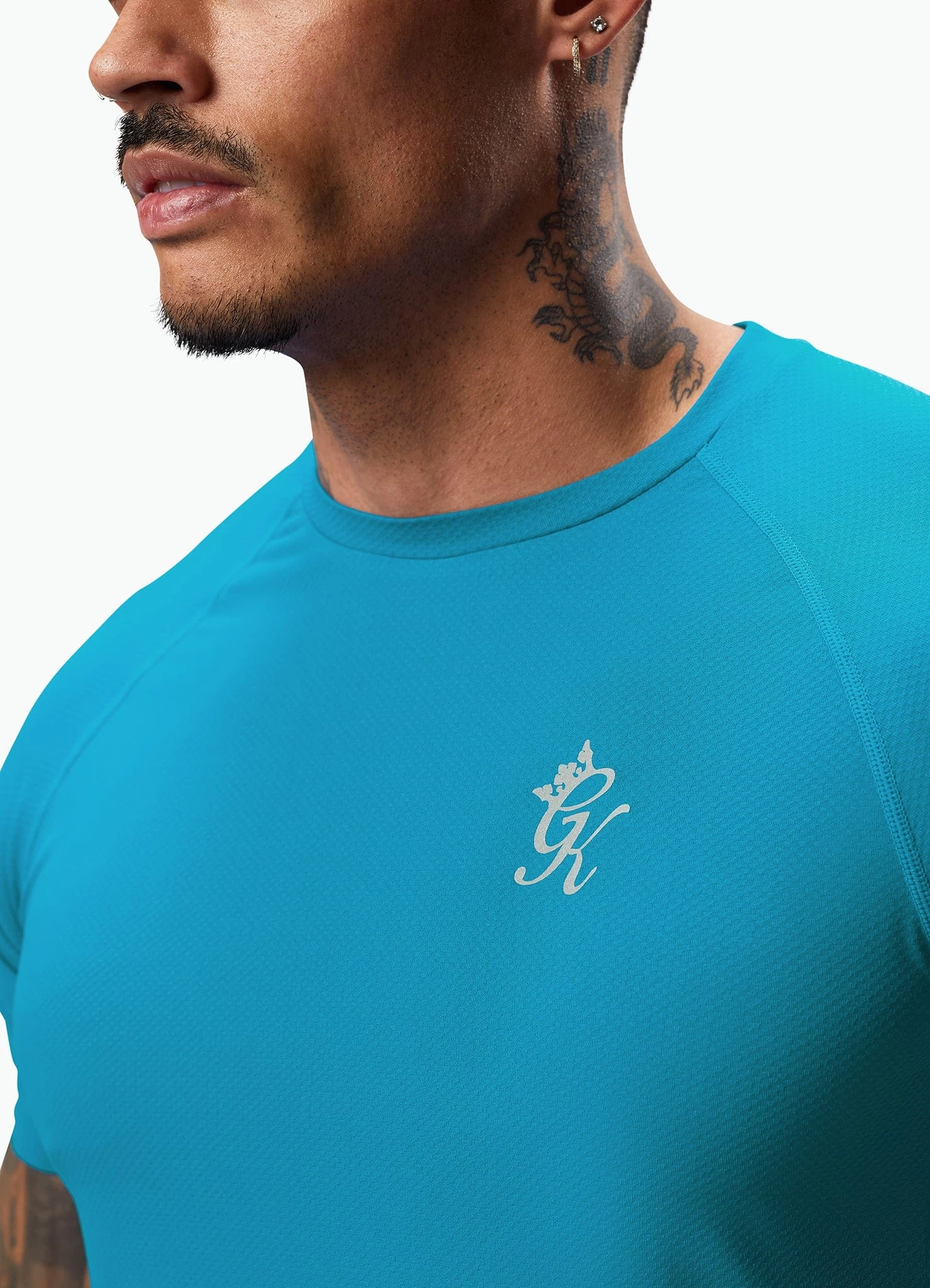 Gym King Energy Tee - Ocean Blue 5 Gym King Energy Tee - Ocean Blue - Image 3