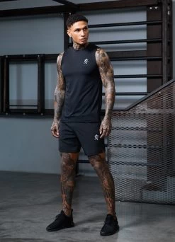 Gym King Energy Vest - Black -Fit Wear Shop ENERGYVEST SHORT BLACKVST C211GSHR A29PS 60copy