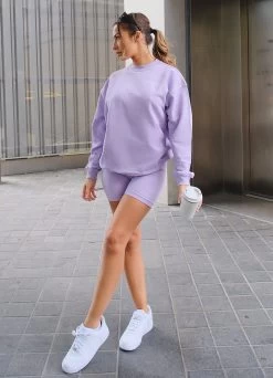 Gym King Established Cycle Short - Lilac -Fit Wear Shop EST LIL ebe919ea e6ce 43ad 96fe 6b2b0effa52c