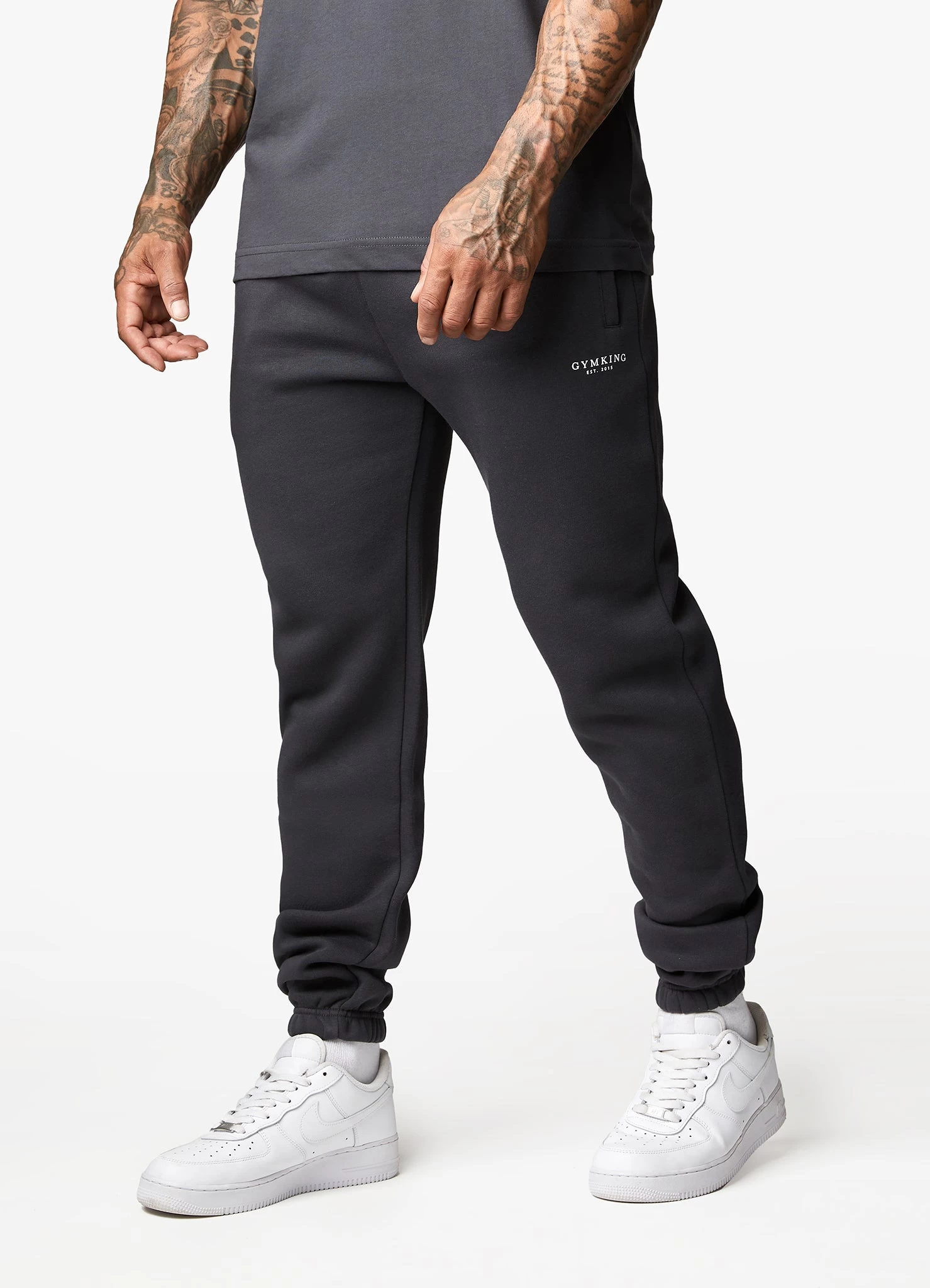 Gym King Established Jogger - Dark Pewter 3 Gym King Established Jogger - Dark Pewter