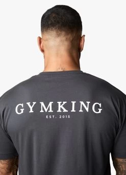 Gym King Established Tee - Dark Pewter -Fit Wear Shop EST2015TEE JOGGER DARKPEWTERTSB A2BPW 43