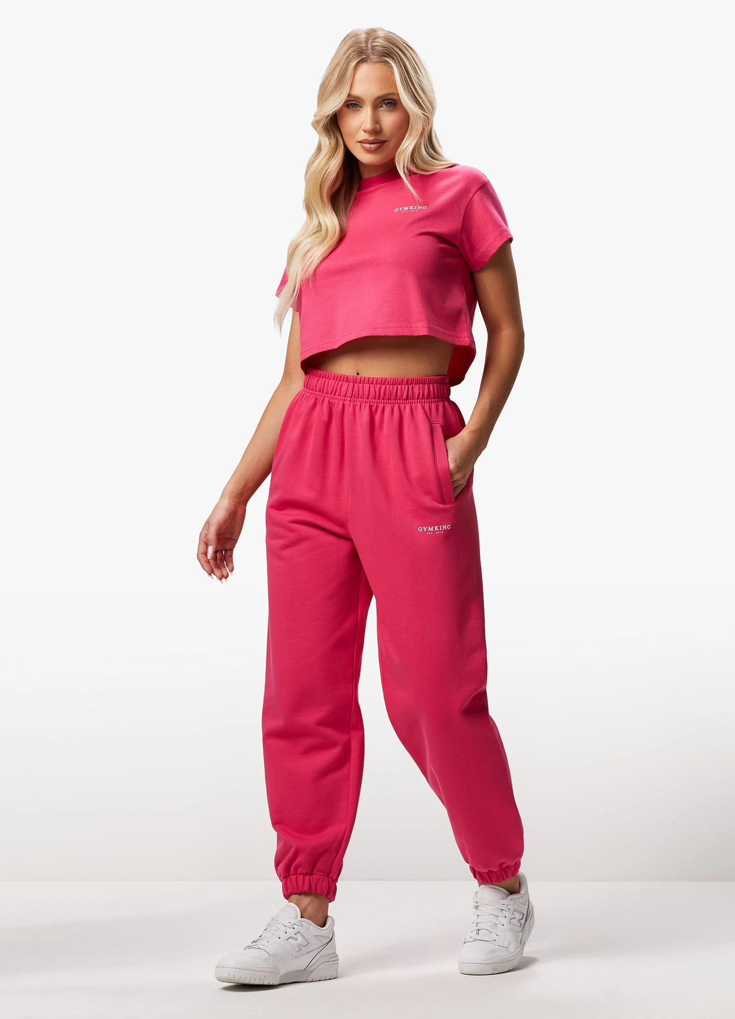 Gym King Established Relaxed Fit Jogger - Raspberry Burst 7 Gym King Established Relaxed Fit Jogger - Raspberry Burst - Image 5