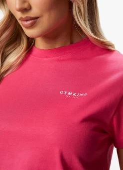 Gym King Established Cap Sleeve Tee - Raspberry Burst -Fit Wear Shop ESTABLISHEDCAPSLEEVETEE JOGGER RASBERRYBURSTWST B2C54WTB B2C59 192