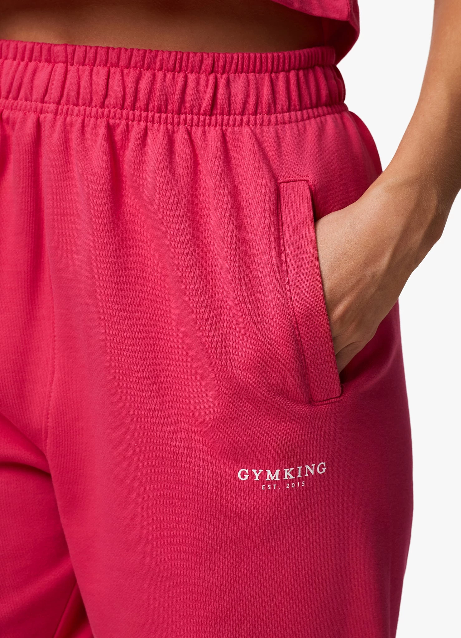 Gym King Established Relaxed Fit Jogger - Raspberry Burst 6 Gym King Established Relaxed Fit Jogger - Raspberry Burst - Image 4