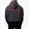 Gym King Established Hood - Dark Pewter/Red -Fit Wear Shop ESTABLISHEDHOOD DARKPEWTERREDHDE B2D24 158