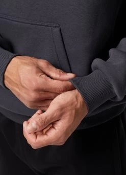 Gym King Established Hood - Dark Pewter/Red -Fit Wear Shop ESTABLISHEDHOOD DARKPEWTERREDHDE B2D24 163