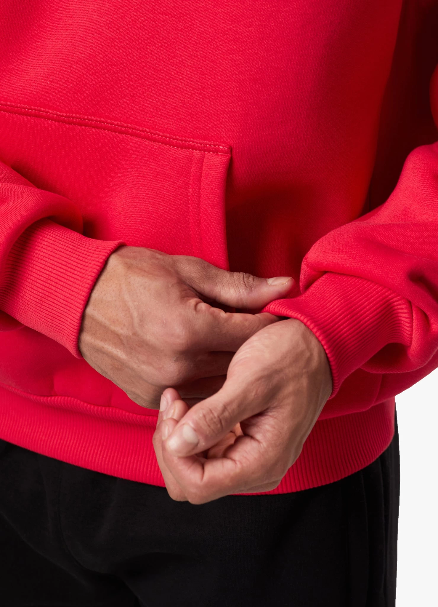 Gym King Established Hood - Red/Black 10 Gym King Established Hood - Red/Black - Image 8