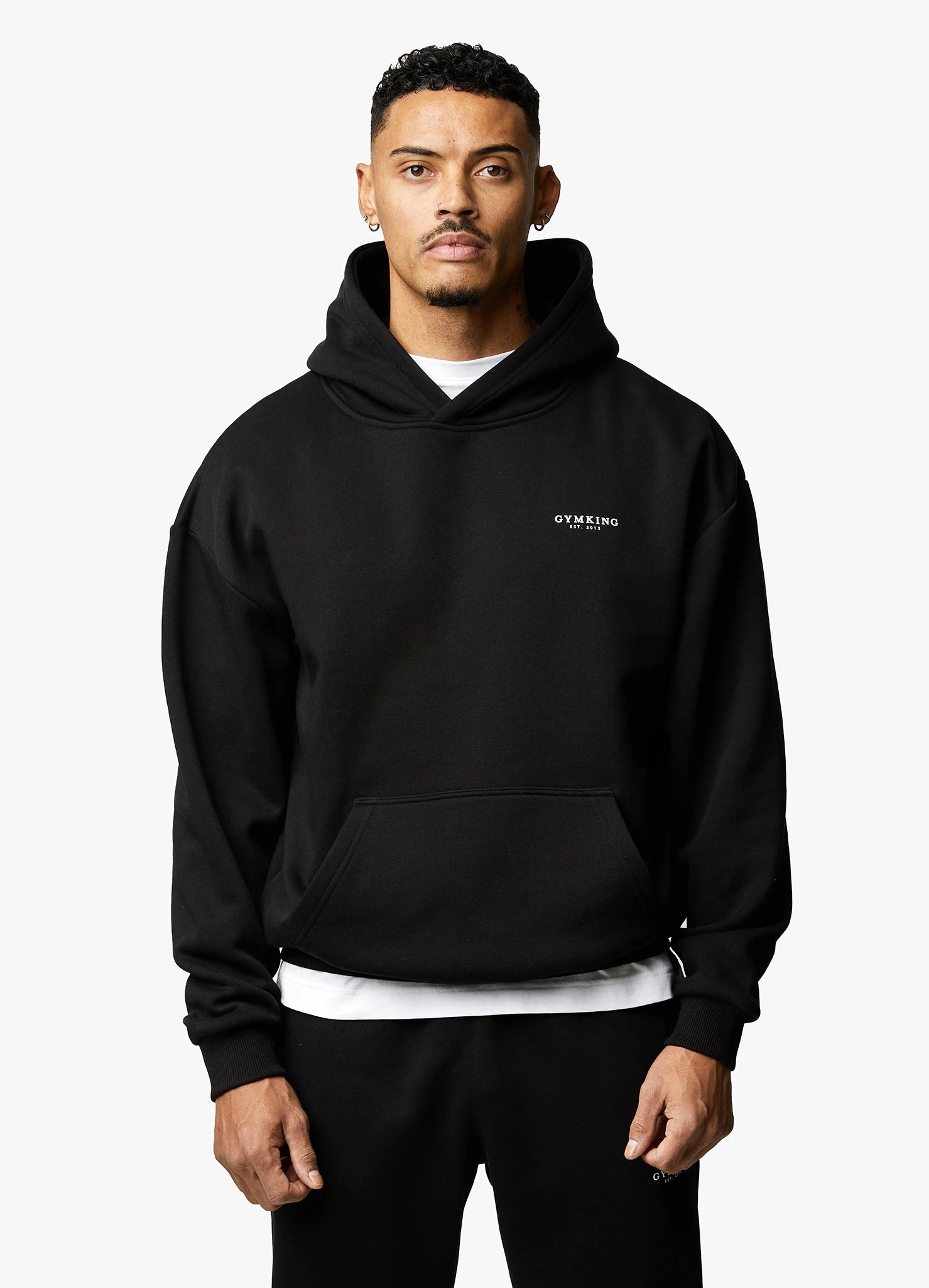 Gym King Established Hood - Black 12 Gym King Established Hood - Black - Image 10