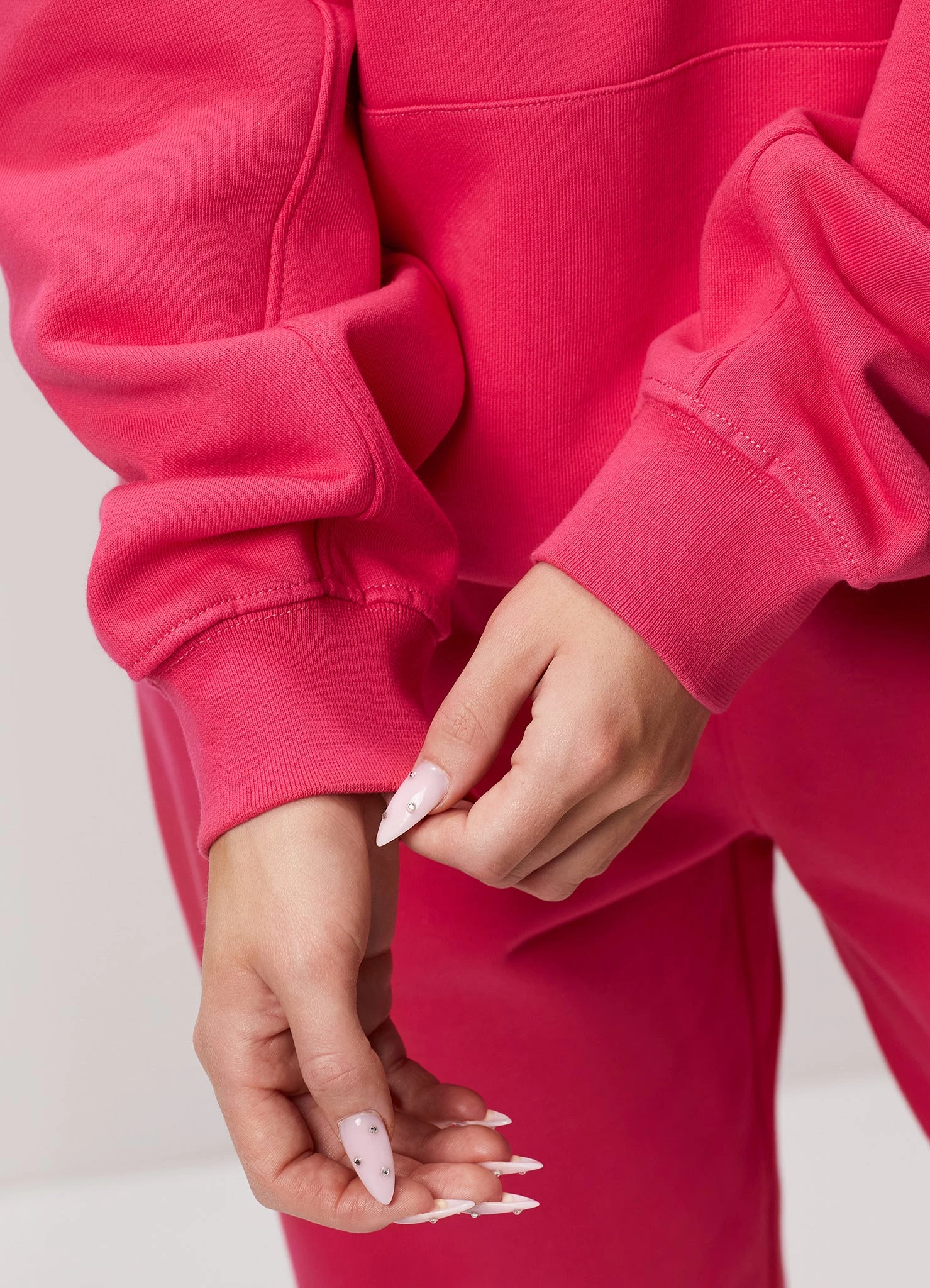 Gym King Established Relaxed Fit Hood - Raspberry Burst 10 Gym King Established Relaxed Fit Hood - Raspberry Burst - Image 8