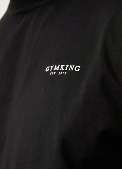 Gym King Established Tee - Black -Fit Wear Shop ESTABLISHEDTEE BLACKSST A29T0 24copy