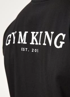 Gym King Established Tee - Black -Fit Wear Shop ESTABLISHEDTEE BLACKSST A29T0 27copy