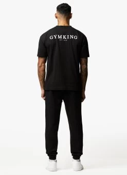 Gym King Established Tee - Black -Fit Wear Shop ESTABLISHEDTEE BLACKSST A29T0 32copy