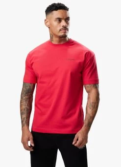 Gym King Established Tee - Red/Black -Fit Wear Shop ESTABLISHEDTEE REDBLACKSST B2D25 144
