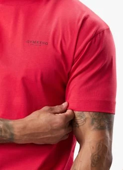 Gym King Established Tee - Red/Black -Fit Wear Shop ESTABLISHEDTEE REDBLACKSST B2D25 149