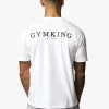 Gym King Established Tee - White -Fit Wear Shop ESTABLISHEDTEE GREYJOGGER WHITESST A2ACSTSB A2AMZ 60