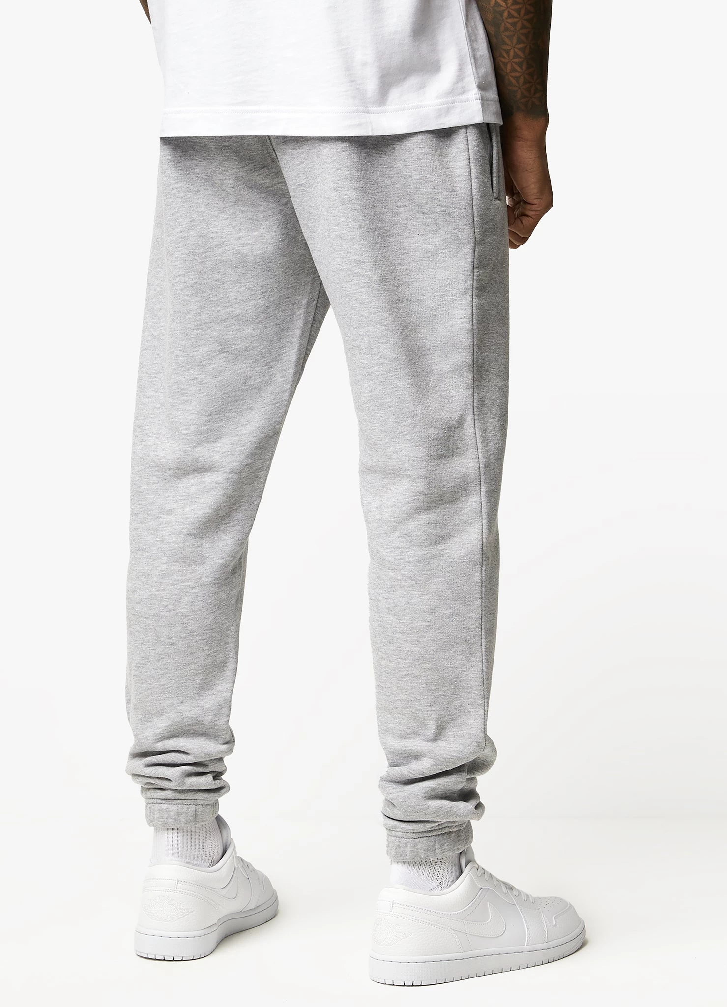 Gym King Established Jogger - Light Grey Marl 8 Gym King Established Jogger - Light Grey Marl - Image 6