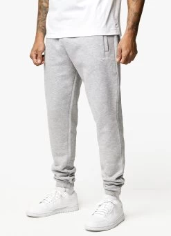 Gym King Established Tracksuit - Light Grey Marl -Fit Wear Shop ESTABLISHEDTEE GREYJOGGER WHITESST A2ACSTSB A2AMZ 71 c6f6e737 1c03 4f21 903c 0f13f8d9ecbc