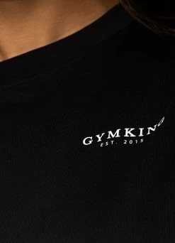 Gym King Established Boyfriend Tee - Black/White -Fit Wear Shop ESTBFTEE LEGGING BLACKWST A2AUKWLG A2AZF 145