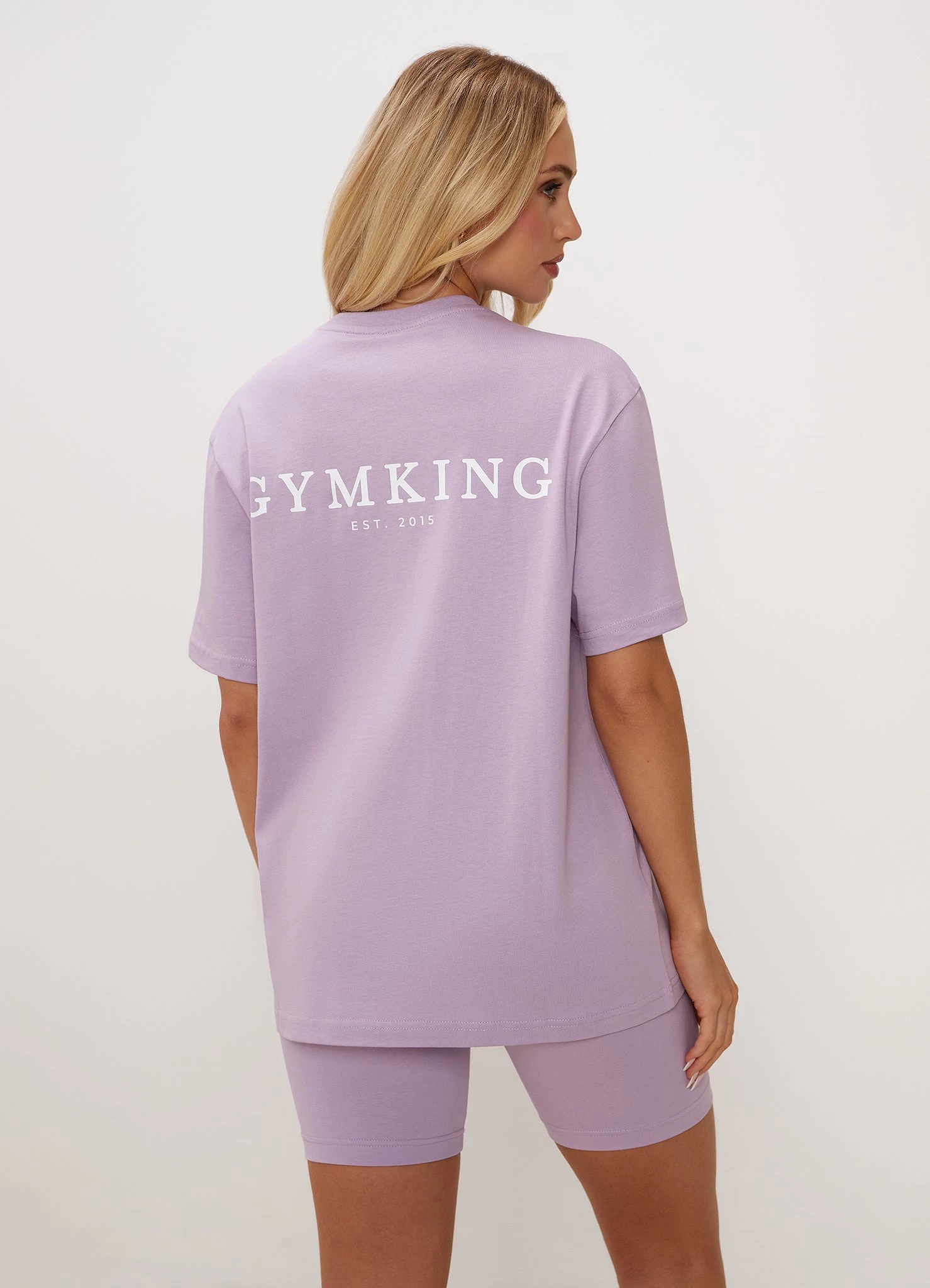 Gym King Established Boyfriend Tee - Lilac 7 Gym King Established Boyfriend Tee - Lilac - Image 6