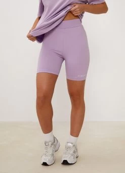 Gym King Established Cycle Short - Lilac -Fit Wear Shop ESTBFTEE SHORT LILACWST A2AUMWSR A2AUV 320