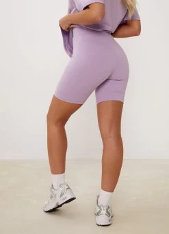 Gym King Established Cycle Short - Lilac -Fit Wear Shop ESTBFTEE SHORT LILACWST A2AUMWSR A2AUV 321