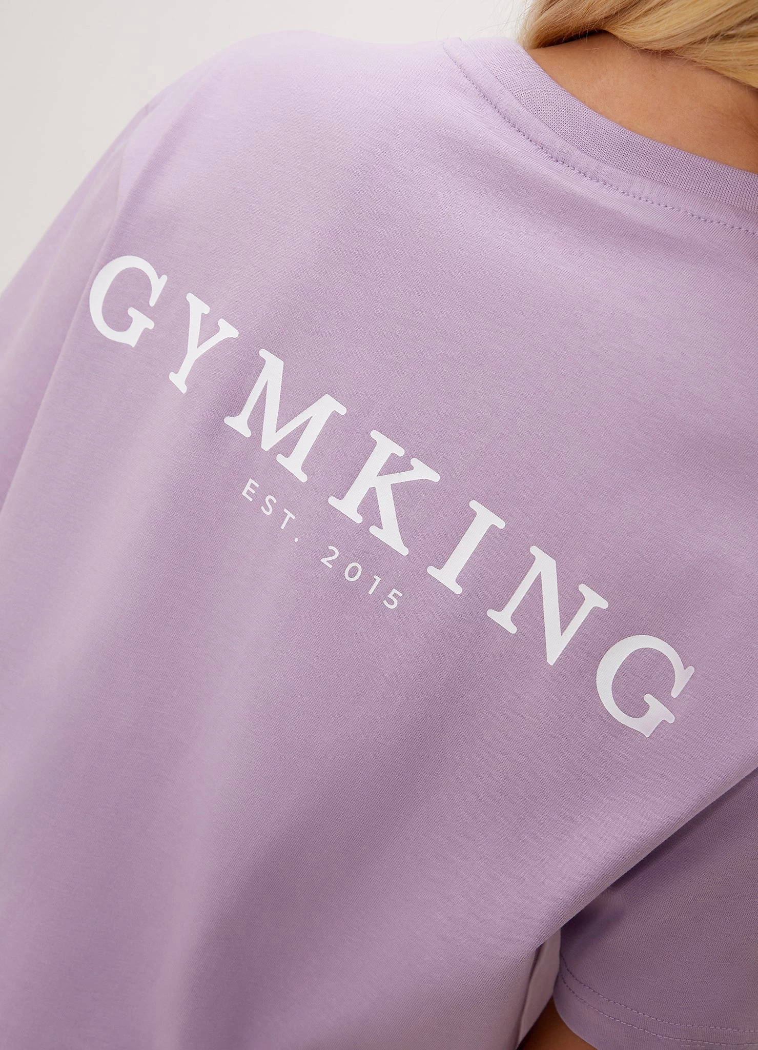 Gym King Established Boyfriend Tee - Lilac 9 Gym King Established Boyfriend Tee - Lilac - Image 8