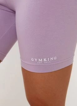 Gym King Established Cycle Short - Lilac -Fit Wear Shop ESTBFTEE SHORT LILACWST A2AUMWSR A2AUV 326