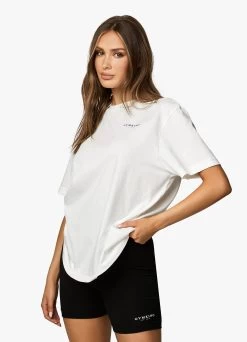 Gym King Established Boyfriend Tee - Cream -Fit Wear Shop ESTBOYFRIENDTEE SHORT CREAMWST A2AK8 85