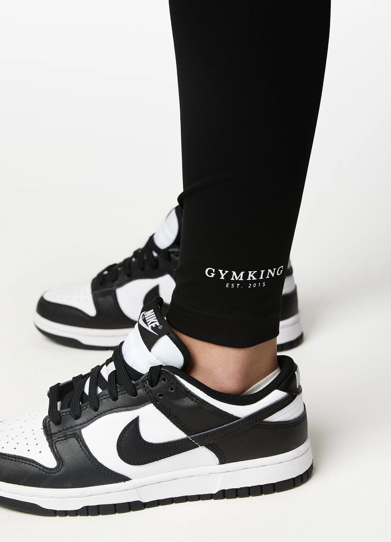 Gym King Established Jersey Legging - Black/White 10 Gym King Established Jersey Legging - Black/White - Image 8