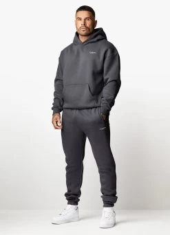 Gym King Established Hood - Dark Pewter -Fit Wear Shop ESTHOOD JOGGER DARKPEWTERHDE A2BPTTSB A2BPW 48