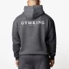 Gym King Established Hood - Dark Pewter -Fit Wear Shop ESTHOOD JOGGER DARKPEWTERHDE A2BPTTSB A2BPW 492